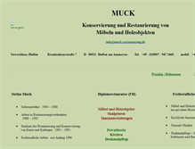 Tablet Screenshot of muck-restaurierung.de